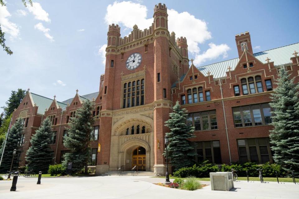 The University of Idaho’s Administration Building on its Moscow campus, seen here June 28, 2023. Daniel Ramirez /dramirez@idahostatesman.com