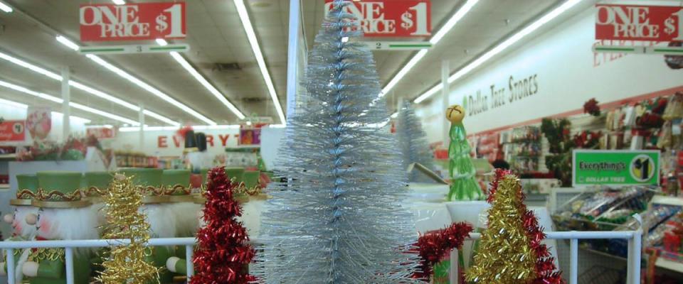 Christmas time at Dollar Tree