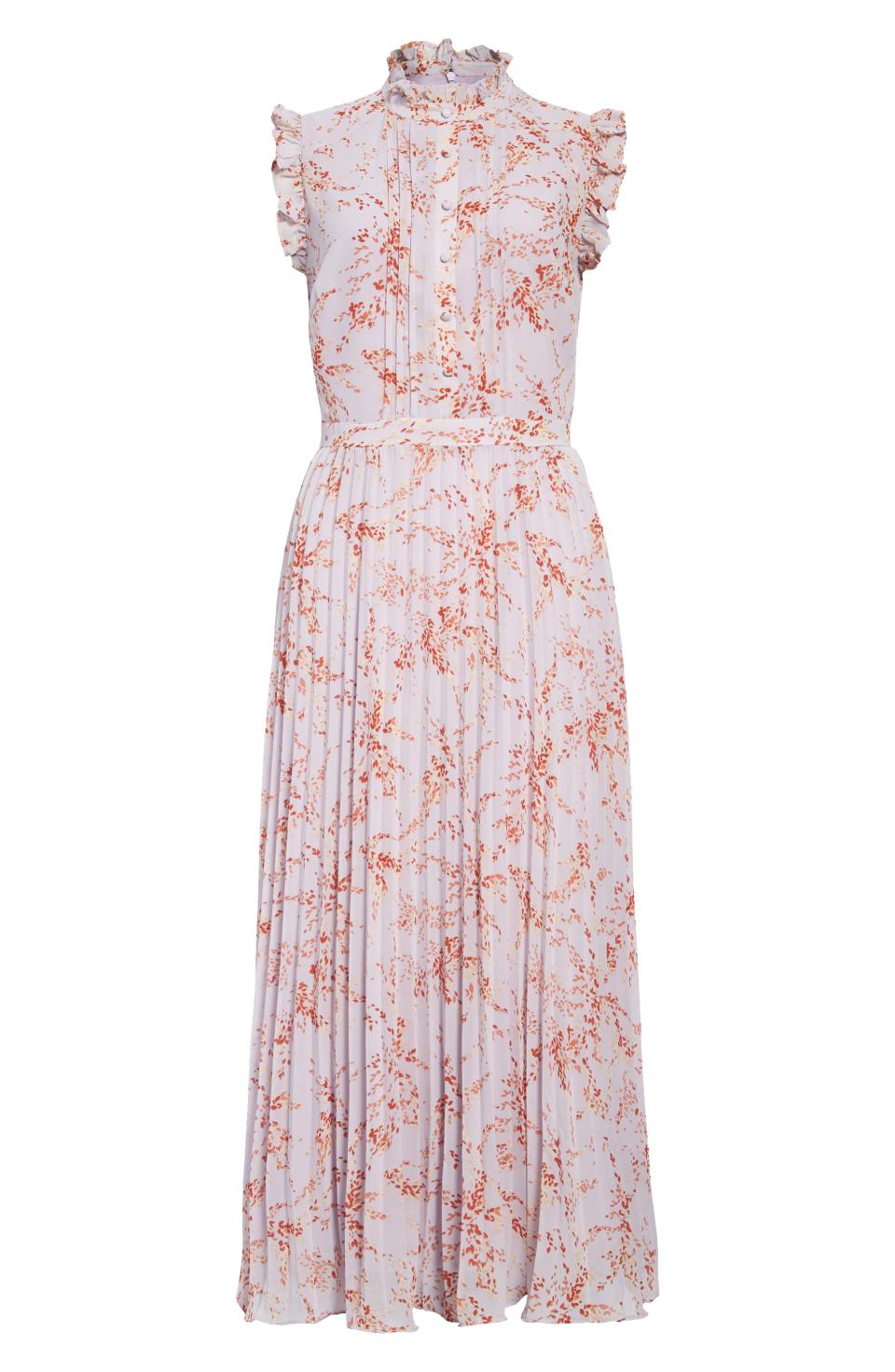 CHELSEA28 Floral Print Pleated Dress