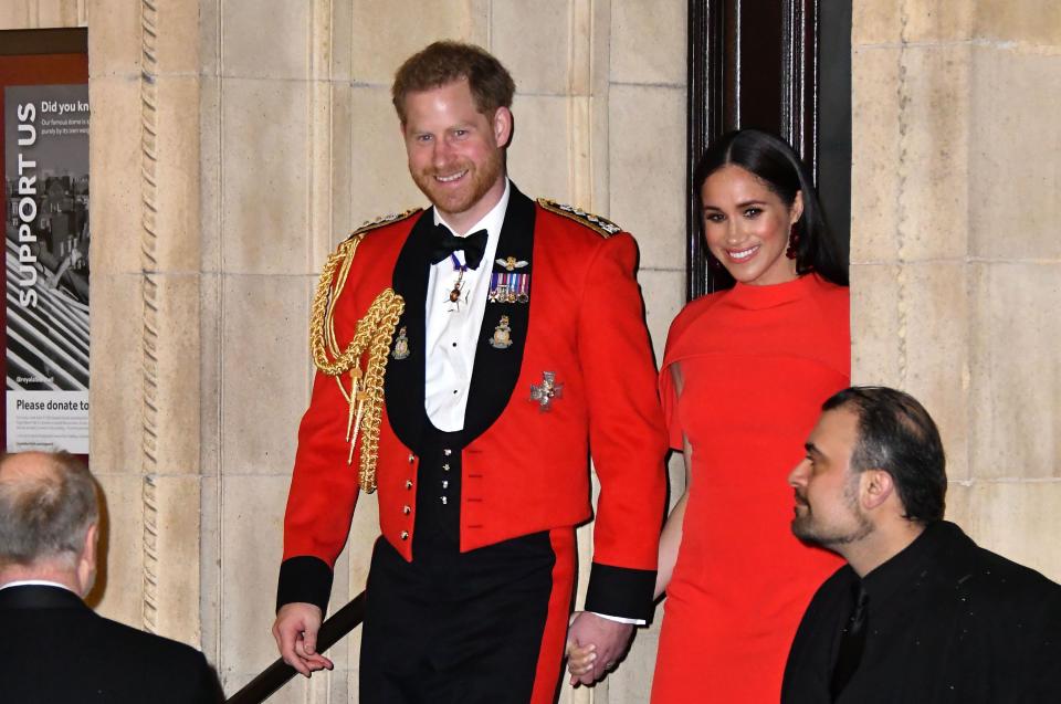 Meghan Duchess of Sussex and Prince Harry Mountbatten Festival of Music at the Royal Albert Hall, London, UK - 07 Mar 2020