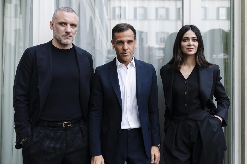 Massimo Baltimora, Alexandre Birman and Annamaria Brivio.