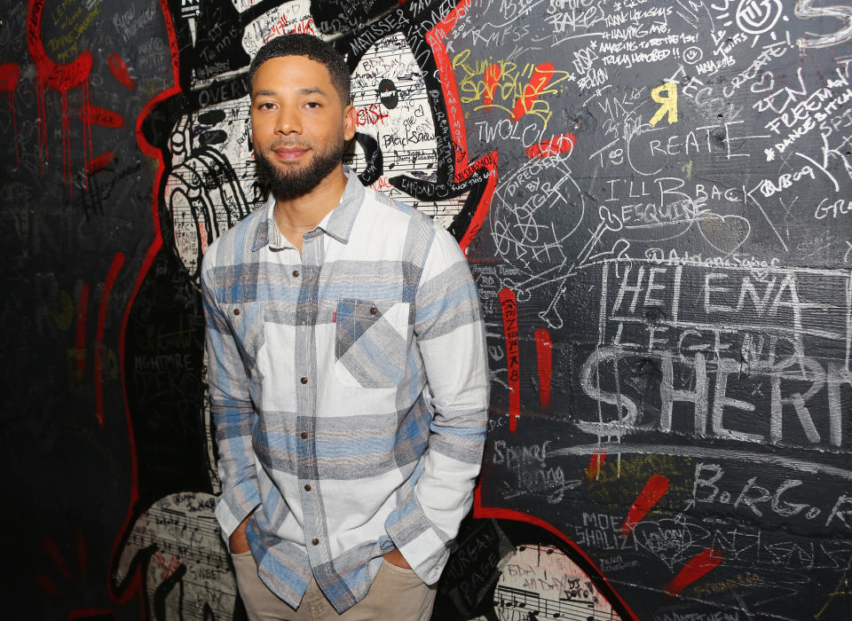 Jussie Smollett in November 2018 in Hollywood. (Photo: Getty Images)