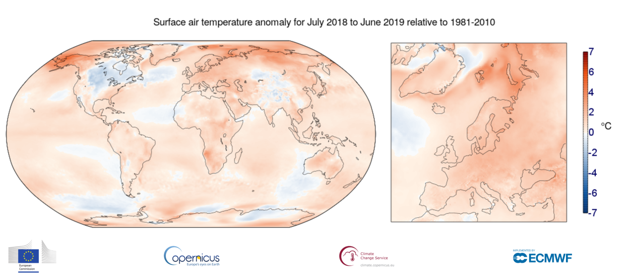 copernicus global heat mat