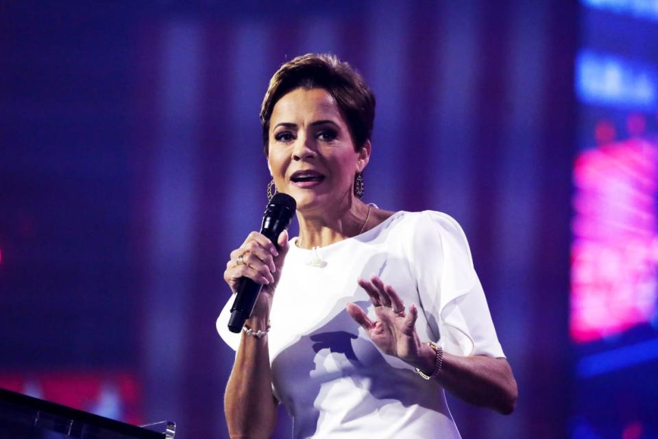 <div class="inline-image__caption"><p>Kari Lake speaks at America Fest, an event organised by Turning Point USA, in Phoenix, Arizona, Dec. 20, 2022. </p></div> <div class="inline-image__credit">Jim Urquhart/Reuters</div>