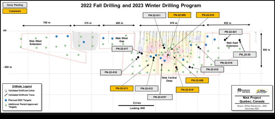 Power Nickel Inc., Thursday, January 12, 2023, Press release picture