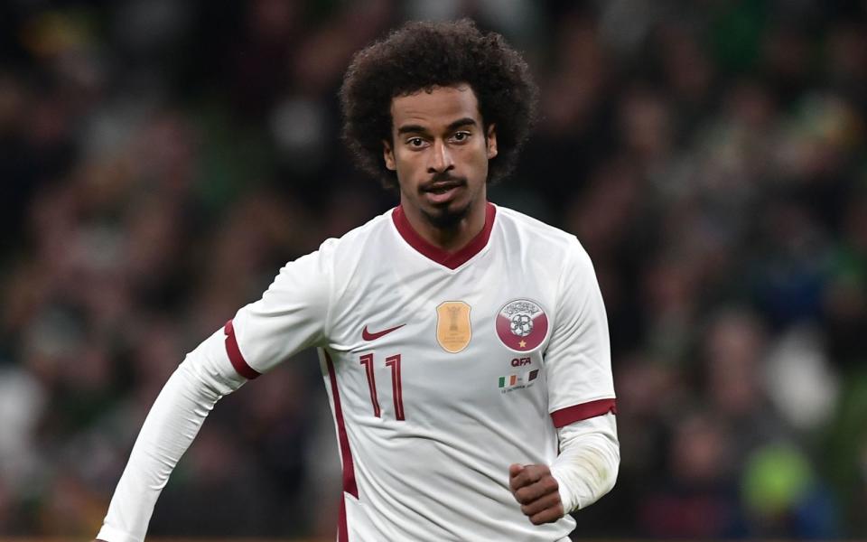 Der größte aktuelle Fußballstar des Landes Katar dürfte Akram Afif sein, der einige Jahre in der ersten spanischen Liga spielte. (Bild: 2021 Getty Images/Charles McQuillan)