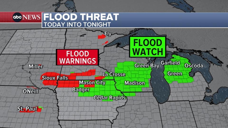 PHOTO: Flood Threat weather graphic (ABC News)