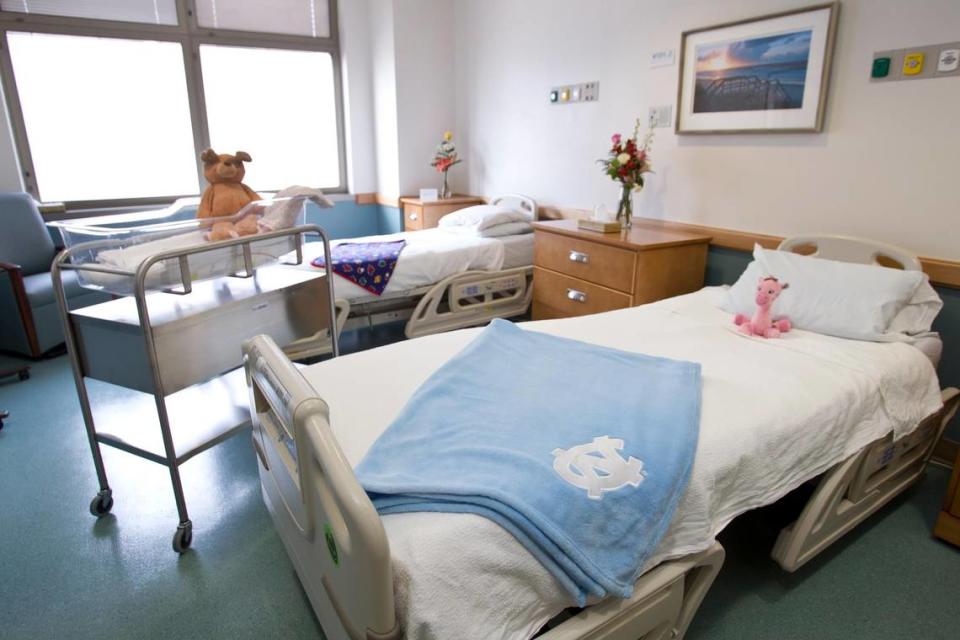 Some patients are treated in this room in the perinatal psych unit at UNC Medical Center.