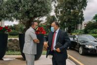 Ethiopian Prime Minister Abiy Ahmed meets with AU envoys in Addis Ababa