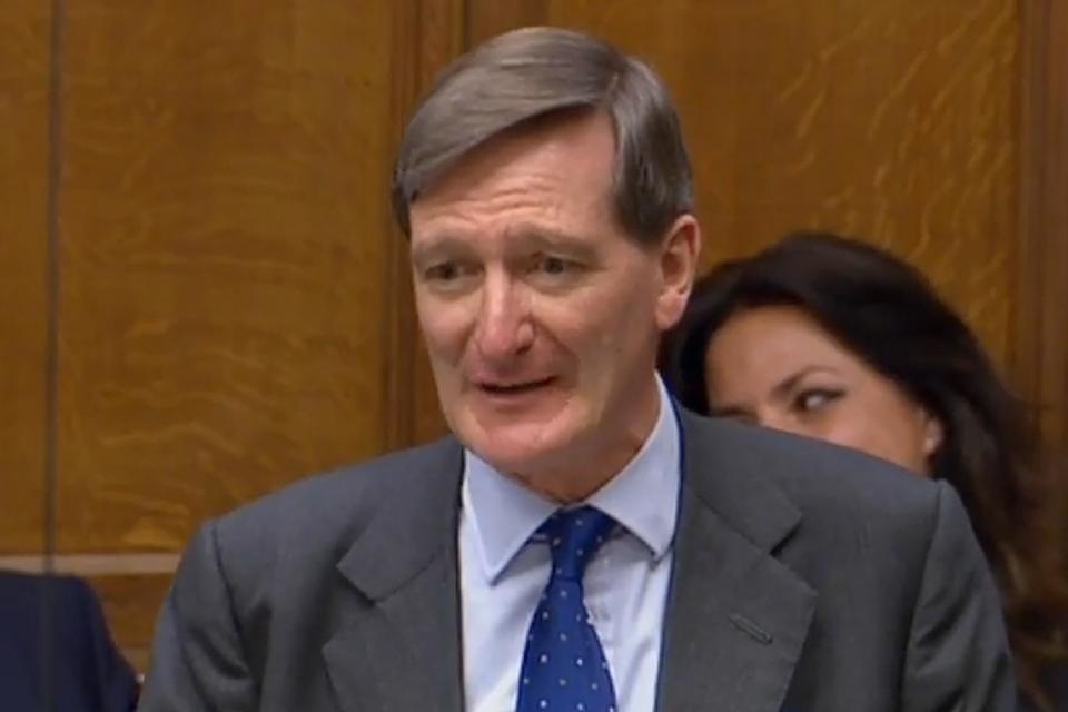 Dominic Grieve speaking in a debate on Brexit legislation in the House of Commons (AFP/Getty Images)