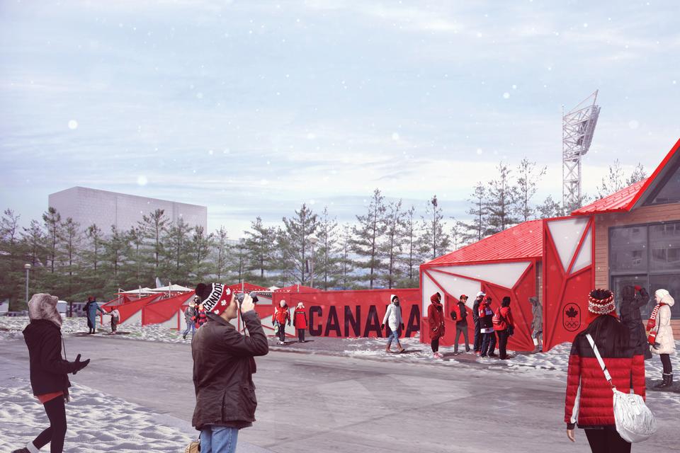 Artist’s rendering of Canada Olympic House. (Sid Lee/Canadian Olympic Committee)