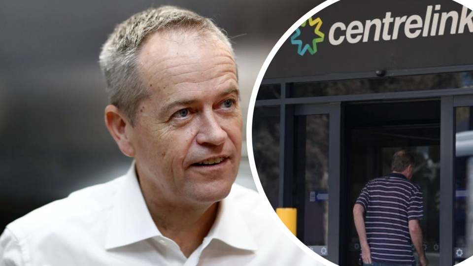 Bill Shorten announces class action into robodebt. Source: Getty