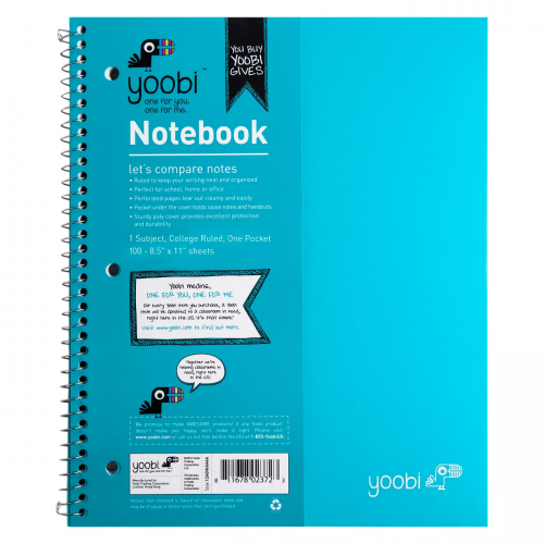 yoobi notebook for students