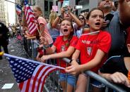 Soccer: Womens World Cup Champions-Parade