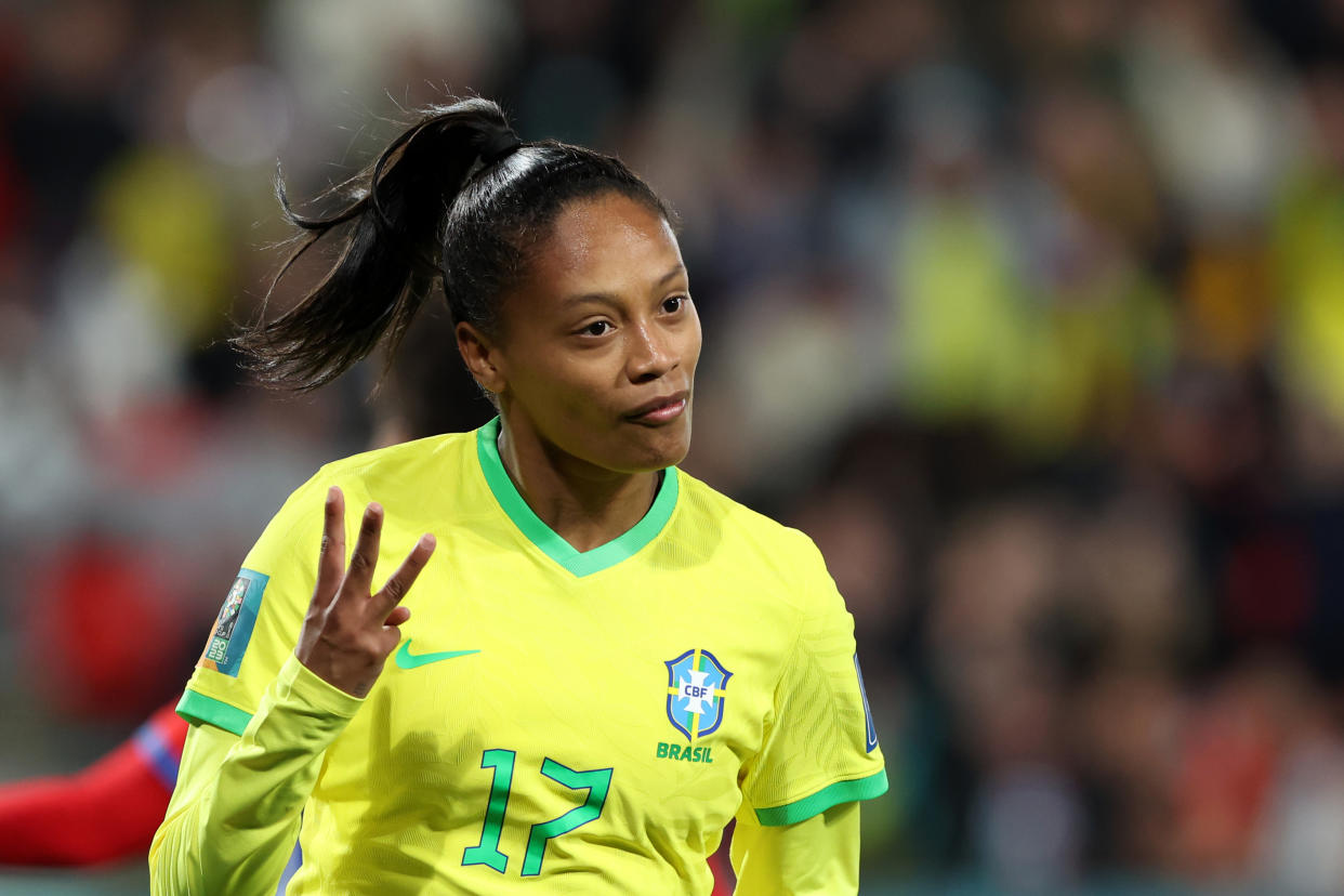 Brazil's Aly Borges scored a hat trick