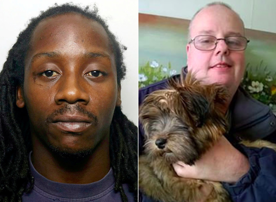 <em>Jpseph (left) claimed to have been “shocked” that his dog attacked and killed Mr Ellam (PA)</em>