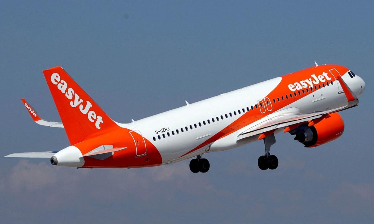 <span>EasyJet’s profits have been hit by higher fuel costs and a £40m loss from cancelled flights to Israel and Jordan.</span><span>Photograph: Eric Gaillard/Reuters</span>