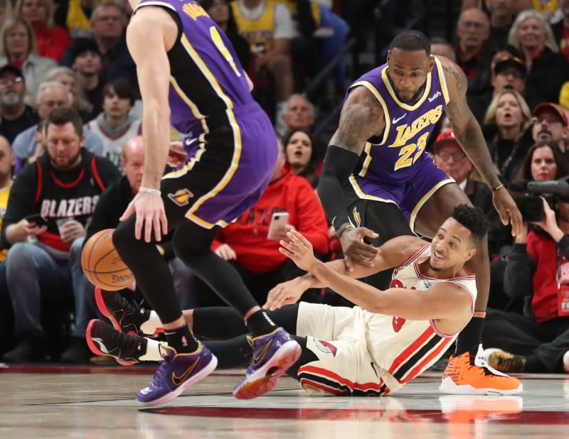 NBA: Los Angeles Lakers at Portland Trail Blazers