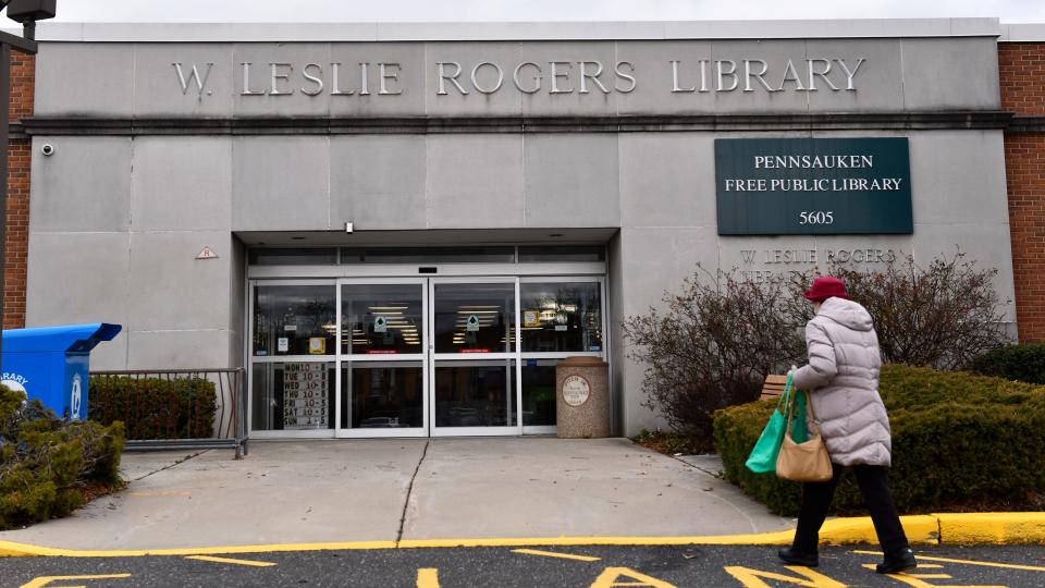 A view of the exterior of the Pennsauken Free Public Library.