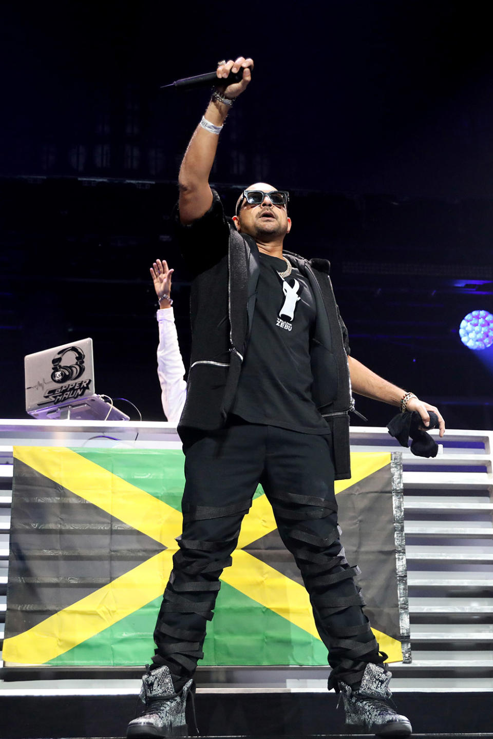 Sean Paul performs onstage during iHeartRadio KISS 108's Jingle Ball 2021 Presented by Capital One at TD Garden on December 12, 2021 in Boston, Massachusetts.