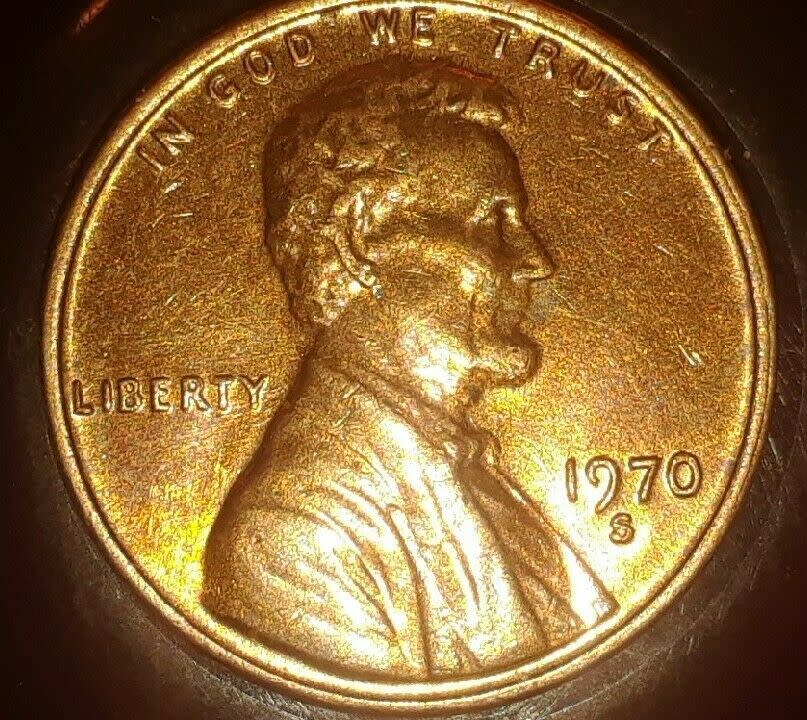 1970 Lincoln Memorial Penny