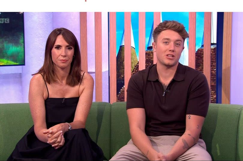 Alex Jones and Roman Kemp on The One Show