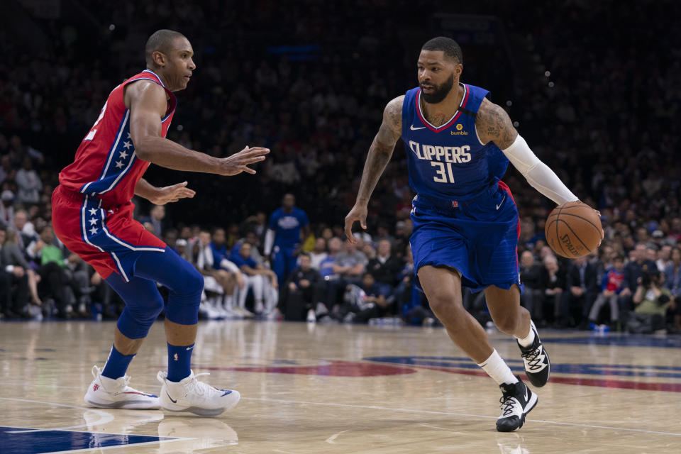 Al Horford and Marcus Morris could be keys to their teams meeting each other in the NBA Finals. (Mitchell Leff/Getty Images)