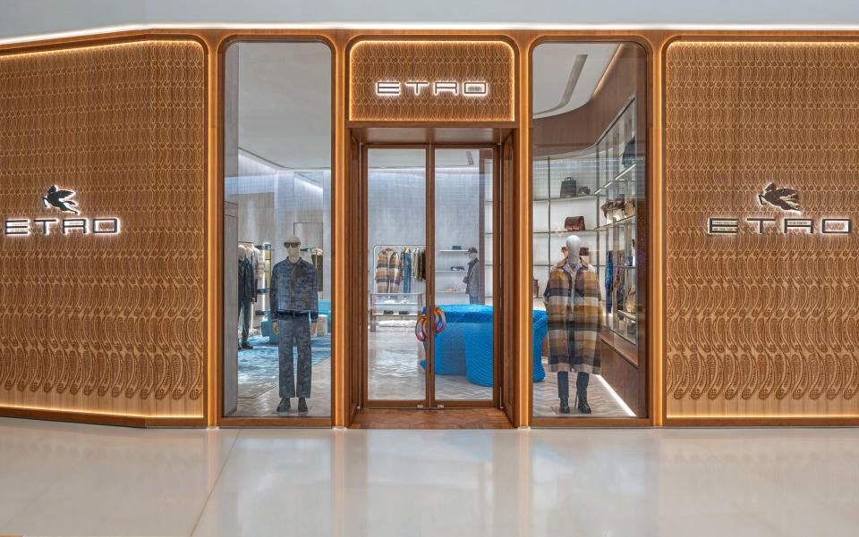 The new Etro boutique in Dubai.