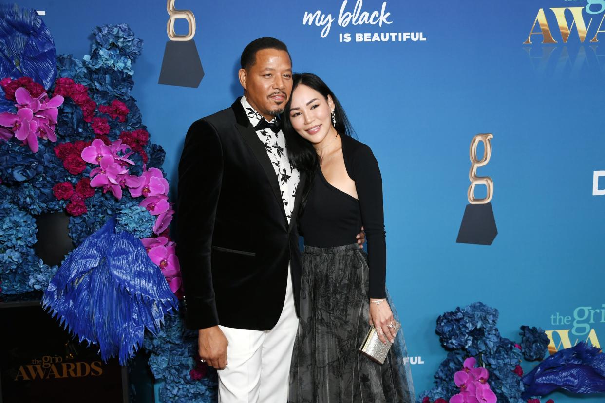 October 22, 2022 : Terrence Howard and Mira Howard attend TheGrio Awards 2022 at The Beverly Hilton in Beverly Hills, California.
