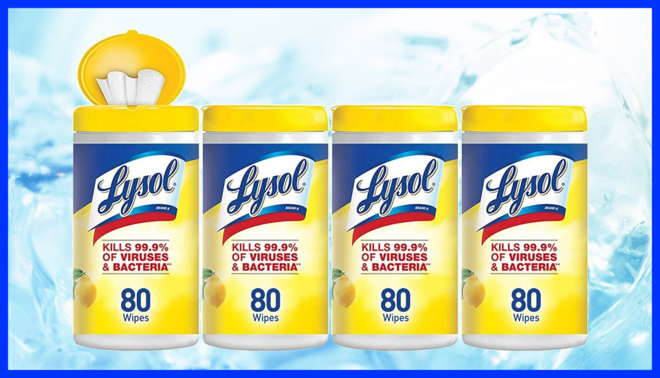 Now's your chance to stock up on Lysol Disinfecting Wipes. (Photo: Amazon)