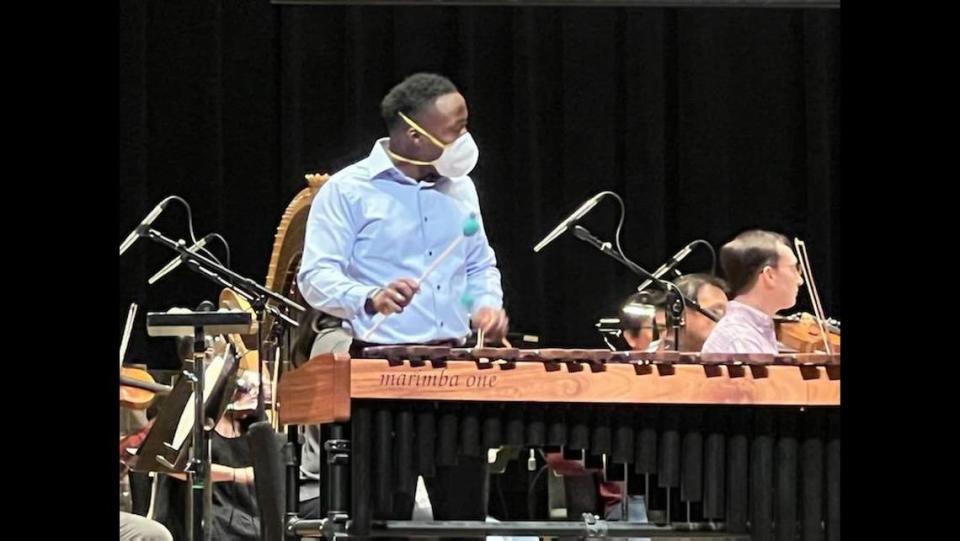 Josh Jones performs at the Kansas City Symphony. He came to Kansas City after stints with major orchestras in Detroit, Chicago, Pittsburgh and Calgary, Canada.