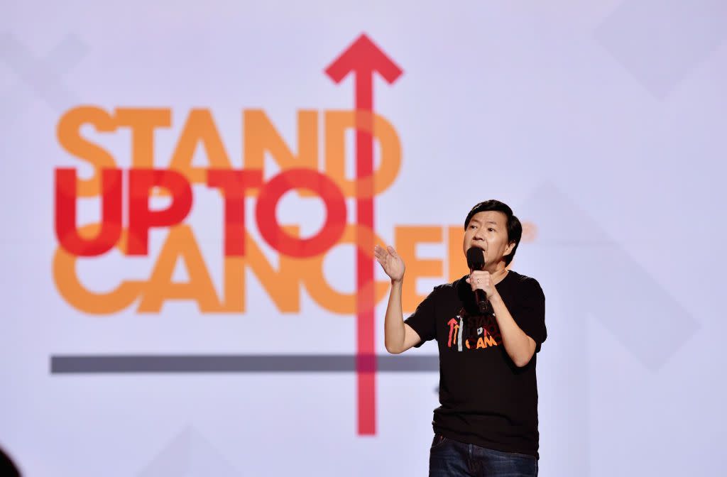 Ken Jeong speaks onstage at the sixth biennial Stand Up To Cancer