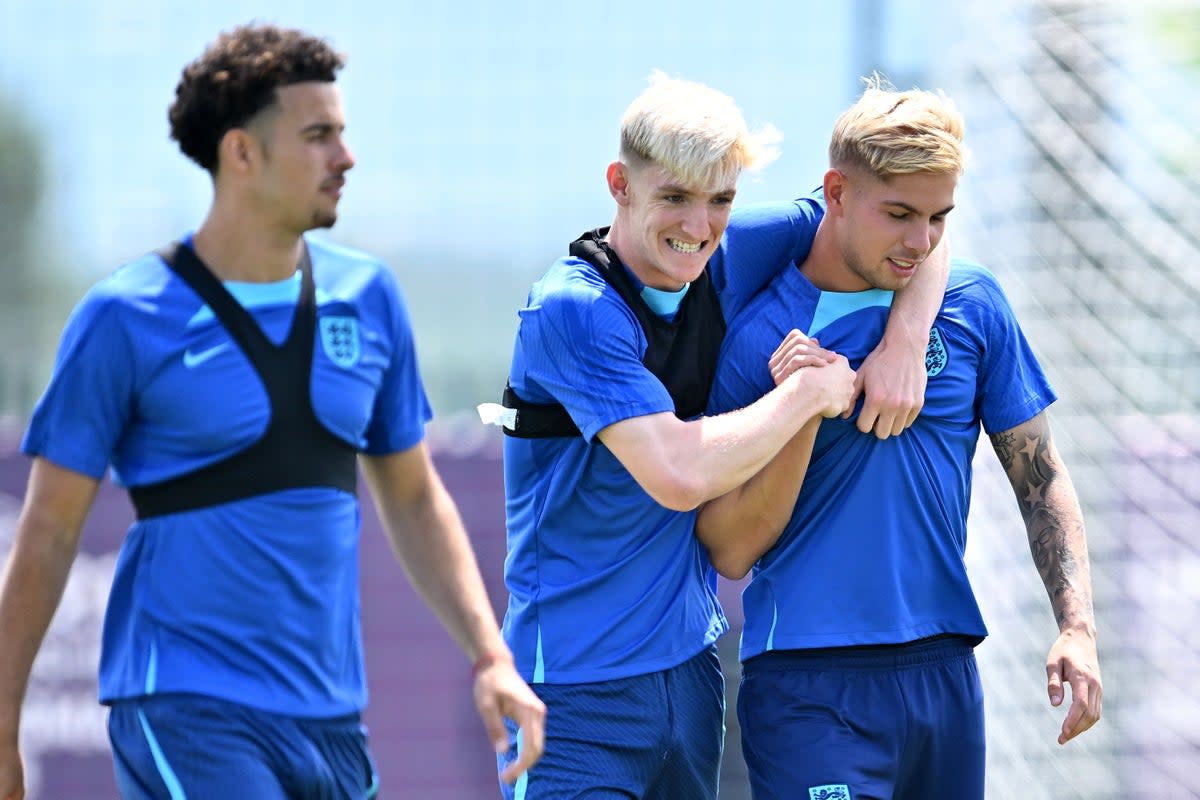 Decisions: England U21s camp in Georgia  (The FA via Getty Images)