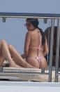 Kourtney strips down to a G-string on Cannes holiday