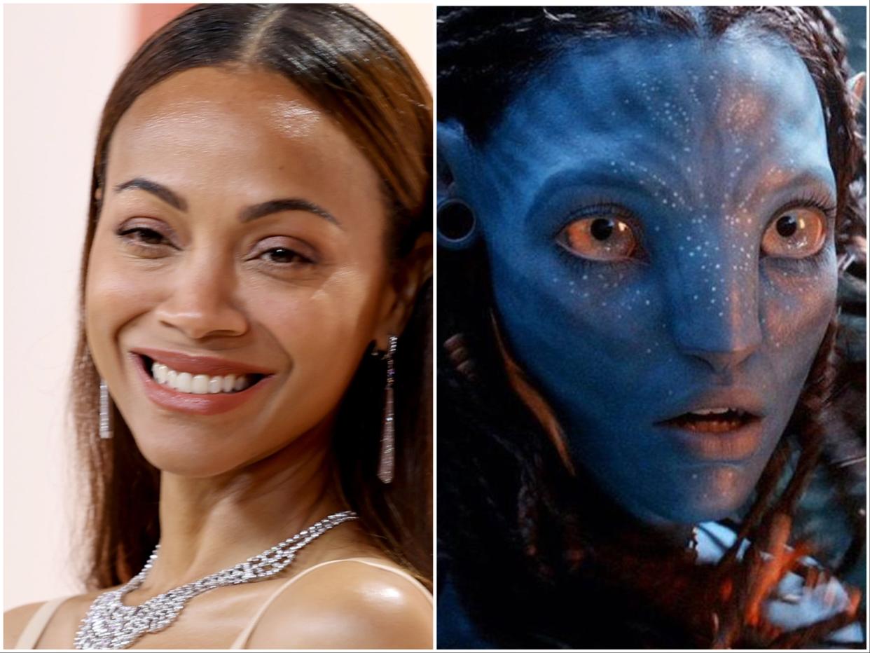 Zoë Saldana in ‘Avatar: The Way of Water’ (Getty Images / DIsney)