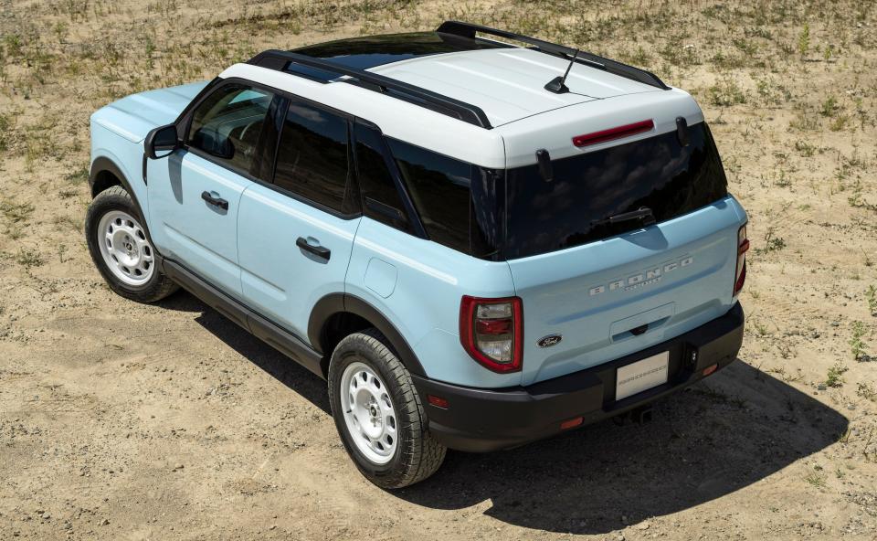 The Ford Bronco Sport Heritage Edition.