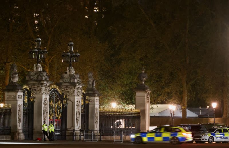 Man arrested outside Buckingham Palace, police conduct controlled explosion