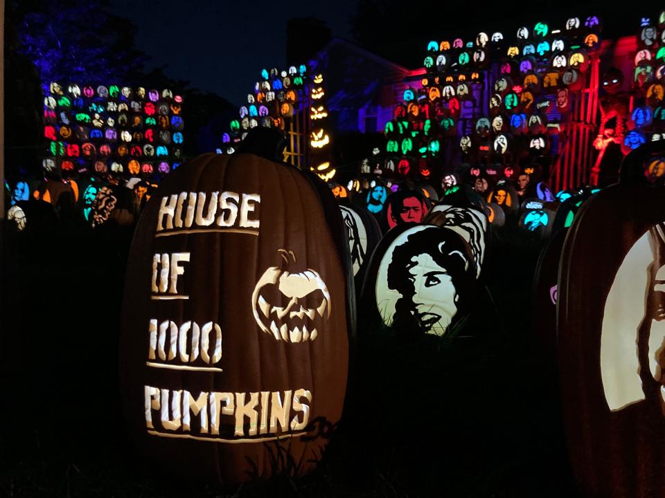 The House of 1000 Pumpkins at 46 Elm Drive in Cranston is free to visit. The display is set up and carved by Tim Perry.