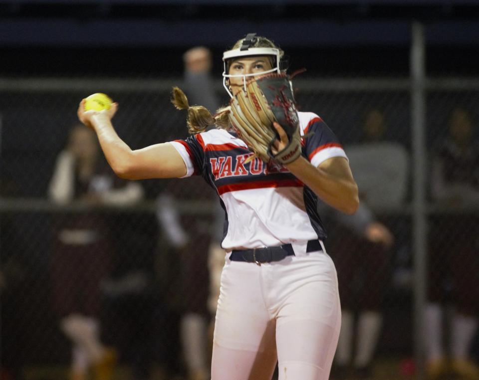 Wakulla softball beat Madison County 5-0 on Feb. 22, 2024, at Wakulla High School