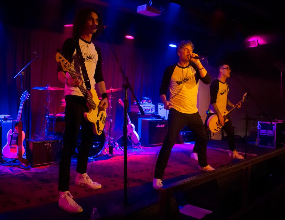 Punk rock band The Gilman Blacklist performs at Alibi in Palm Springs, Calif., on June 30, 2022.