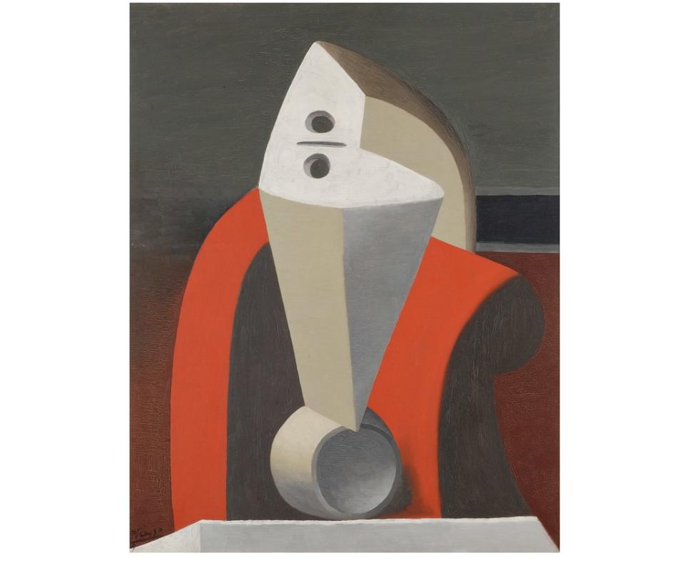 <i>Femme dans un fauteuil</i> [<i>Mujer en un sillón</i>], 1929, by Pablo Picasso