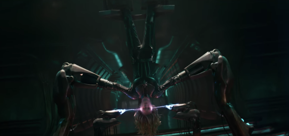 Carol Danvers is suffused with alien energy. (Photo: Marvel Studios)