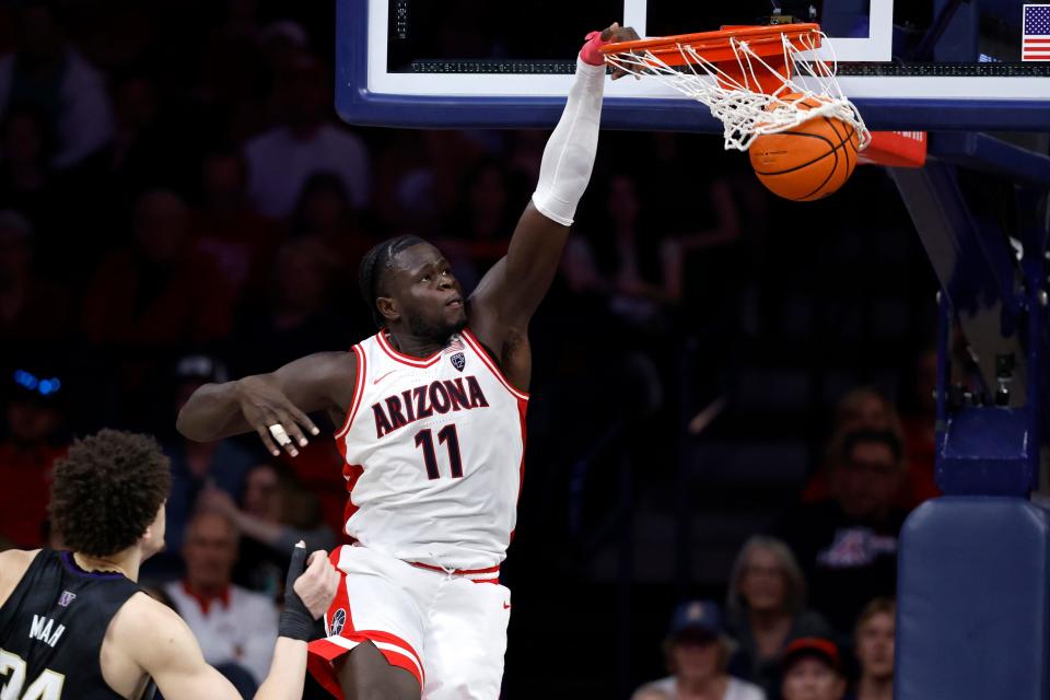 Oumar Ballo transferred to Indiana from Arizona to fill the void left by Kel'el Ware's NBA departure.
