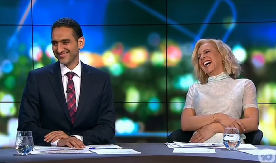 The Project hosts waleed aly and carrie bickmore
