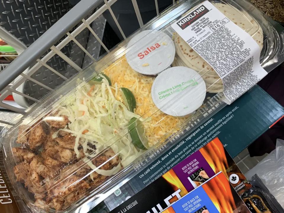 Kirkland taco kit from Costco