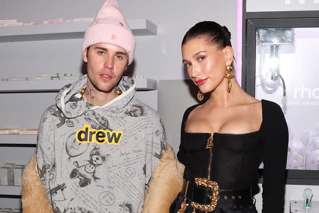 <p>Jerritt Clark/Getty Images</p> Justin and Hailey Bieber