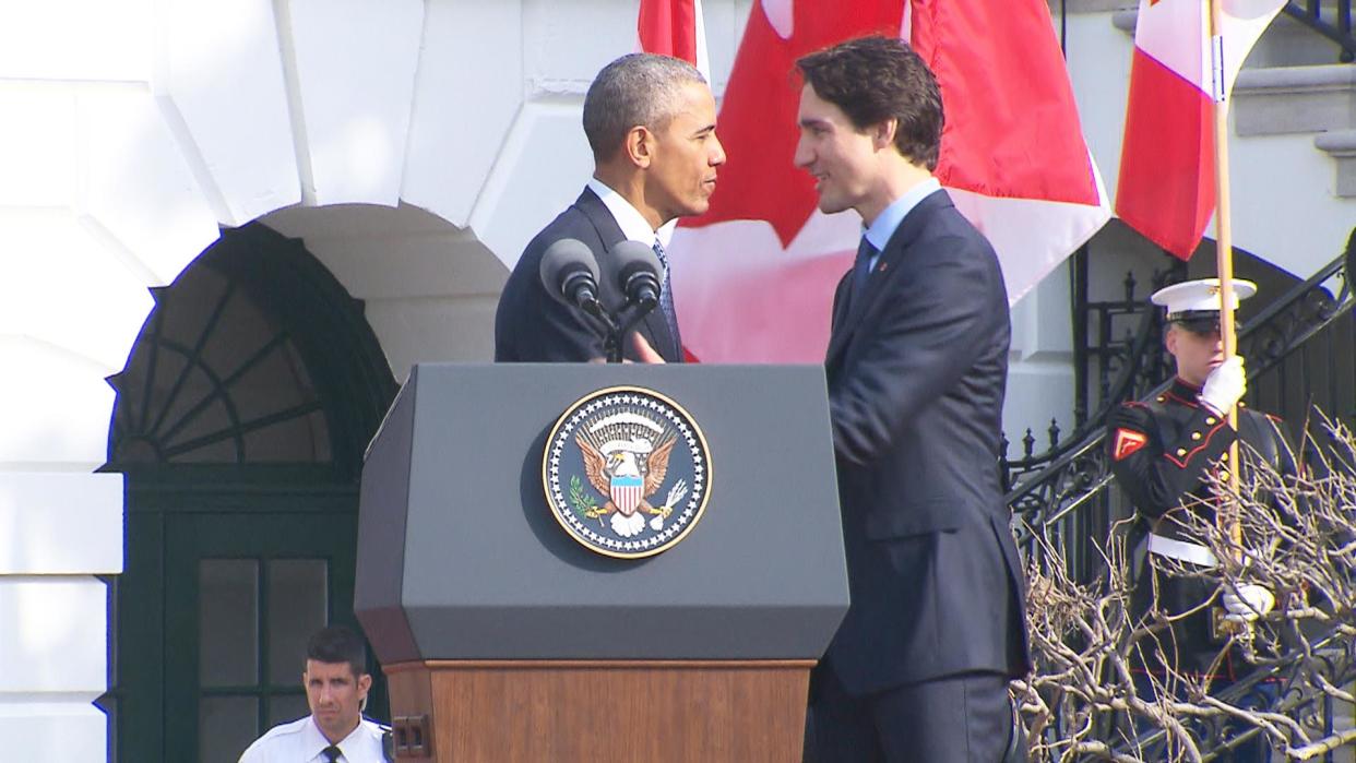 Obama Welcomes Trudeau to White House