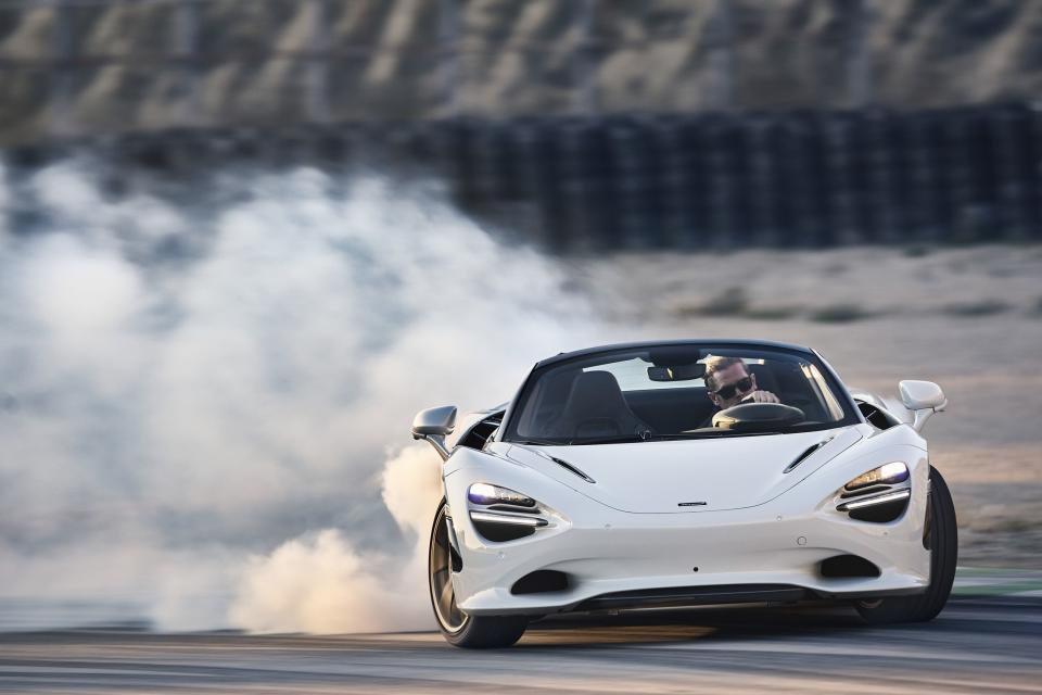 <p>The <a href="https://www.caranddriver.com/mclaren/750s" rel="nofollow noopener" target="_blank" data-ylk="slk:2024 McLaren 750S;elm:context_link;itc:0;sec:content-canvas" class="link ">2024 McLaren 750S</a> succeeds the <a href="https://www.caranddriver.com/mclaren/720s" rel="nofollow noopener" target="_blank" data-ylk="slk:outgoing 720S;elm:context_link;itc:0;sec:content-canvas" class="link ">outgoing 720S</a> as a lighter, more powerful, and better-equipped model. Not only does the new car weigh up to 66 pounds less, but it also gains an extra 30 horsepower and 22 pound-feet of torque, boosting its peak output to 740 horses and 590 pound-feet of torque.</p><p><a class="link " href="https://www.caranddriver.com/news/a43698012/2024-mclaren-750s-revealed/" rel="nofollow noopener" target="_blank" data-ylk="slk:Read the Full Story;elm:context_link;itc:0;sec:content-canvas">Read the Full Story</a></p>