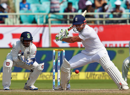 Cricket - India v England - Second Test cricket match - Dr. Y.S. Rajasekhara Reddy ACA-VDCA Cricket Stadium, Visakhapatnam, India - 19/11/16. England's Ben Stokes plays a shot. REUTERS/Danish Siddiqui