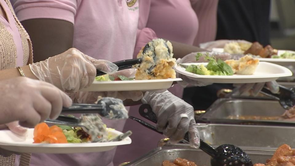 The brunch was at the Dr. James R. Smith Neighborhood Center in Orlando.